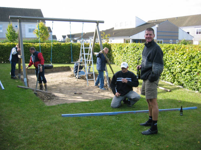 Formanden tilser projektet